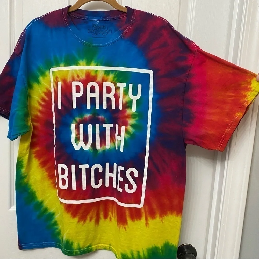 Tie Dye Graphic Tee | Spencer’s XL - Picture 4 of 8